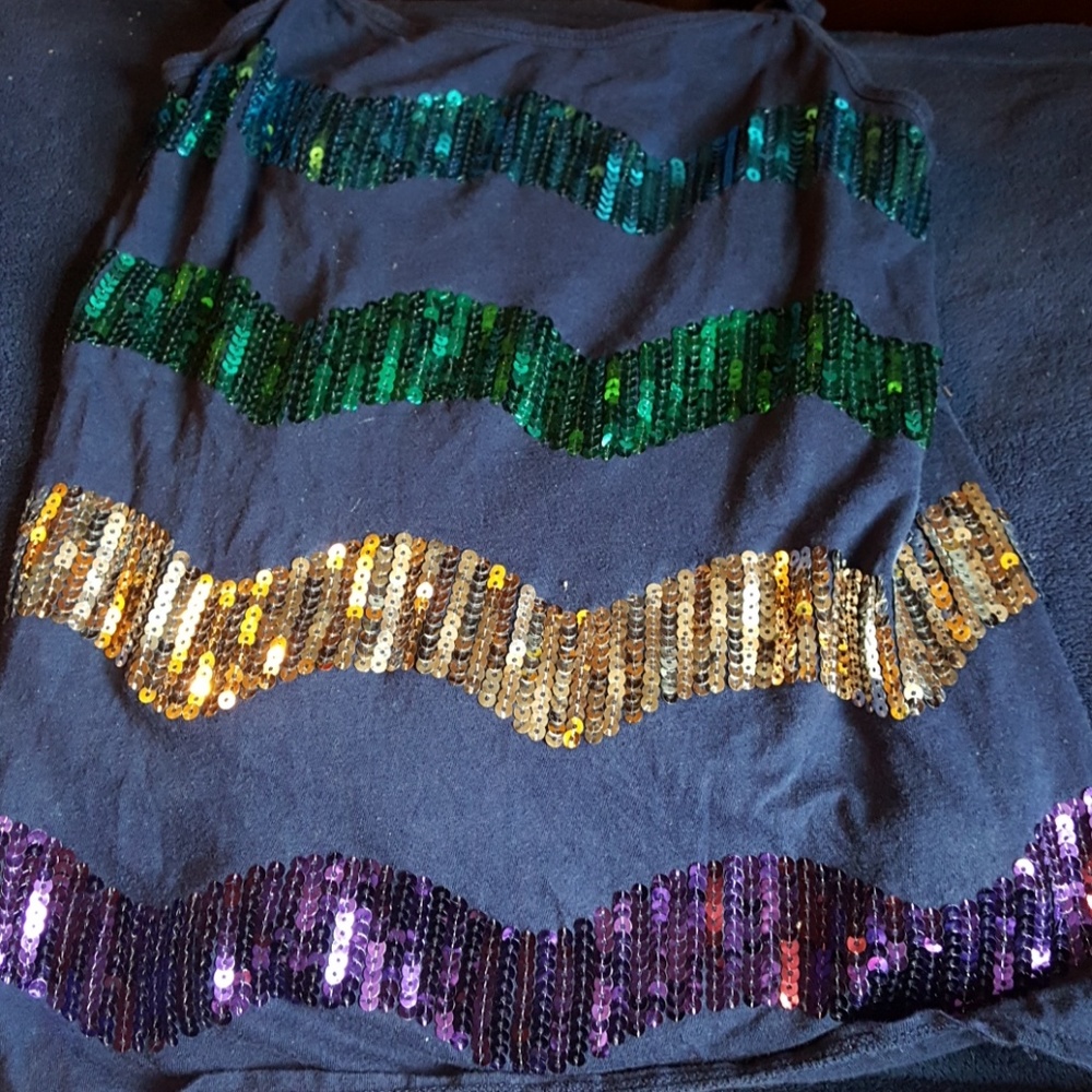 Justice Multicolor sequence tank top